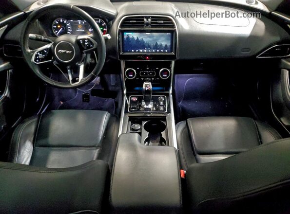 SAJAE4FX6LCP60326 2020 JAGUAR XF Черный Вид панели приборов