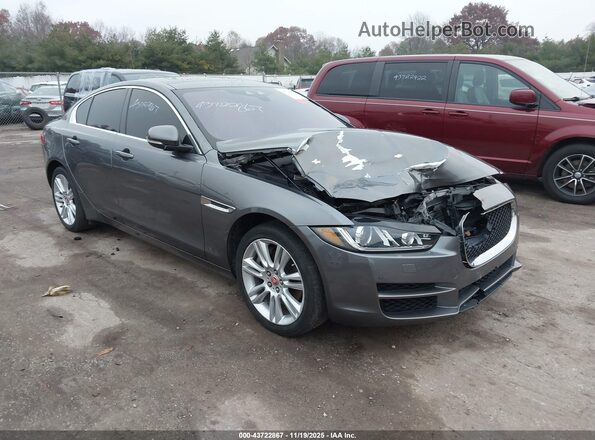 SAJAK4FX5KCP48255 2019 JAGUAR XF Серый Передняя правая четверть
