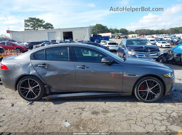 SAJAM4FV6JCP18205 2018 JAGUAR XF Gray Սալոնի հետևի տեսք