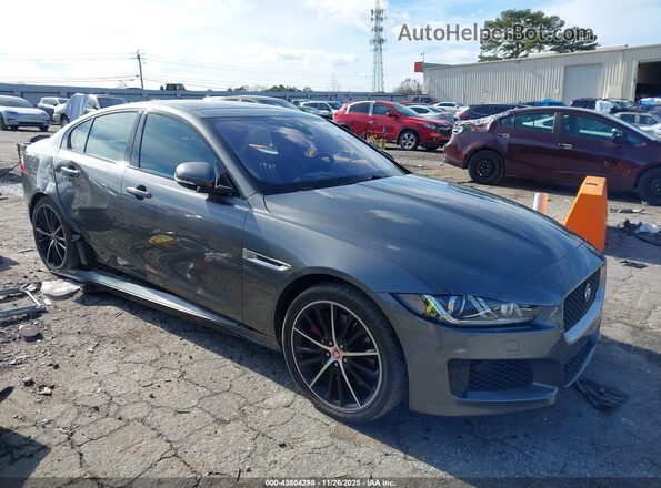 SAJAM4FV6JCP18205 2018 JAGUAR XF Gray Առջևի աջ