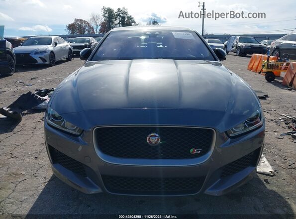 SAJAM4FV6JCP18205 2018 JAGUAR XF Gray Սարքավորումների վահանակի տեսք