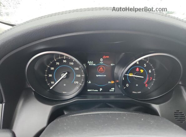 SAJBD4FX7LCY84676 2020 JAGUAR XF Белый Вид щитка приборов