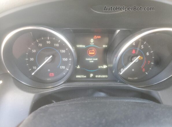 SAJBE4BV8GCY13557 2016 JAGUAR XF White Vista del cuadro de instrumentos