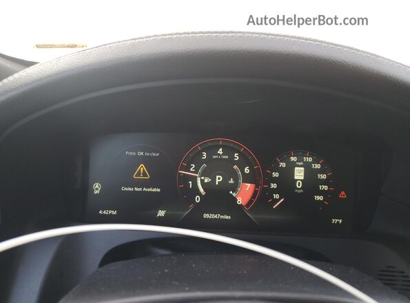 SAJBF4BVXGCY21026 2016 JAGUAR XF Черный Вид щитка приборов