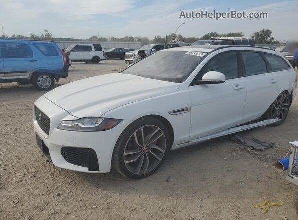 SAJBM2FV2JCY68272 2018 JAGUAR XF Белый Передняя левая четверть