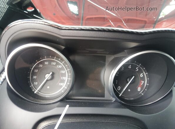 SAJD81FV5JCK48300 2018 JAGUAR F-TYPE Красный Вид щитка приборов