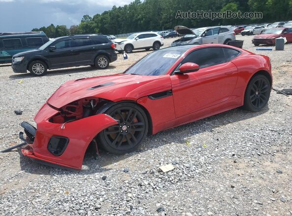 SAJD81FV5JCK48300 2018 JAGUAR F-TYPE Красный Передняя левая четверть