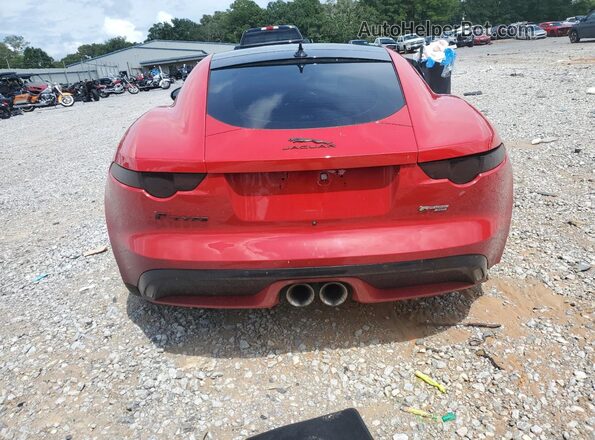 SAJD81FV5JCK48300 2018 JAGUAR F-TYPE Красный Вид сзади