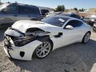 2018 Jaguar F-type White vin: SAJDD1GX2JCK54857