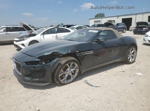 SAJDD5GX0MCK75010 2021 JAGUAR F-TYPE Зеленый Передняя левая четверть