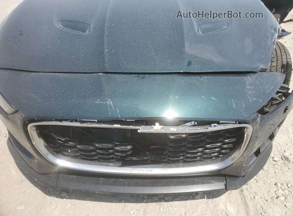 SAJDD5GX0MCK75010 2021 JAGUAR F-TYPE Зеленый Вид задней части салона