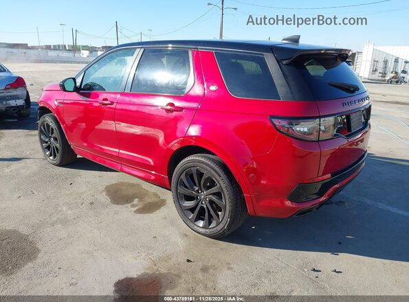 SALCL2FX1LH857592 2020 LAND ROVER DISCOVERY SPORT Red Tył lewy