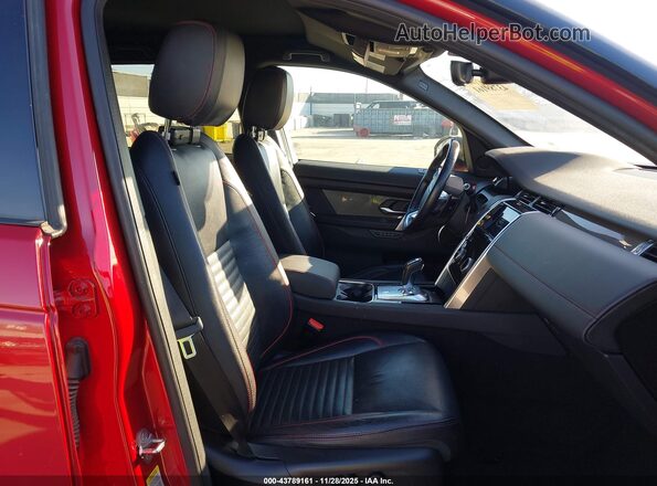 SALCL2FX1LH857592 2020 LAND ROVER DISCOVERY SPORT Red Widok wnętrza z przodu