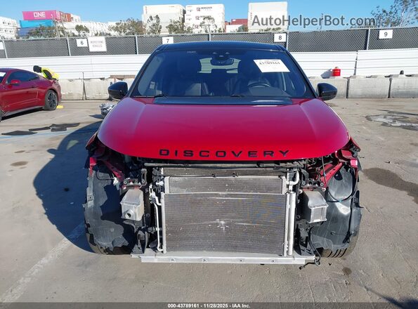 SALCL2FX1LH857592 2020 LAND ROVER DISCOVERY SPORT Red Widok wnętrza z tyłu