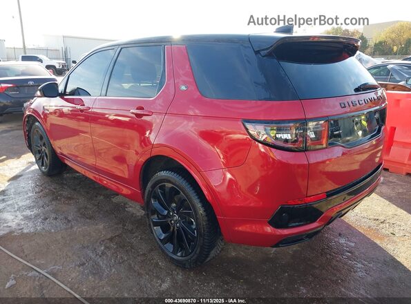 SALCL2FXXLH880644 2020 LAND ROVER DISCOVERY SPORT Красный Задняя левая четверть