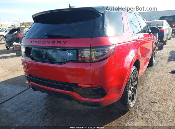 SALCL2FXXLH880644 2020 LAND ROVER DISCOVERY SPORT Красный Задняя правая четверть