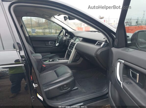 SALCP2BG2HH640473 2017 LAND ROVER DISCOVERY SPORT Black Вид салону спереду