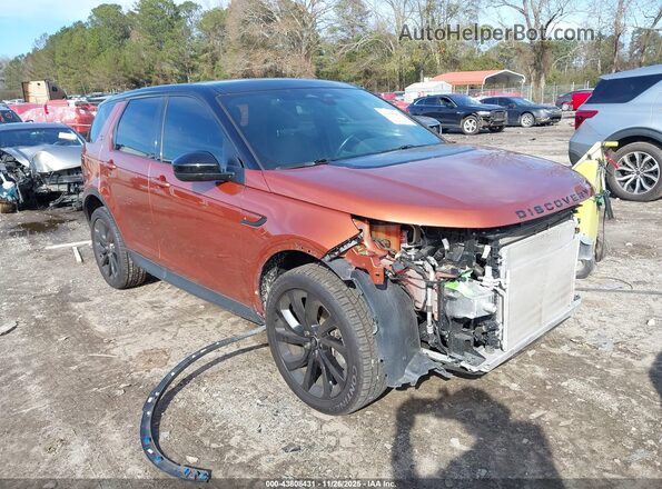 SALCP2FX4MH904300 2021 LAND ROVER DISCOVERY SPORT Orange Przód prawy