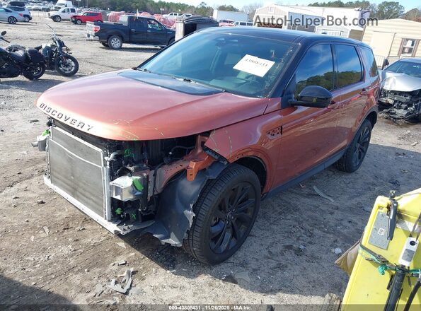 SALCP2FX4MH904300 2021 LAND ROVER DISCOVERY SPORT Orange Przód lewy