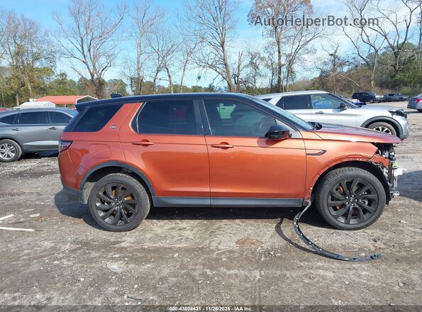 SALCP2FX4MH904300 2021 LAND ROVER DISCOVERY SPORT Orange Widok wnętrza z tyłu