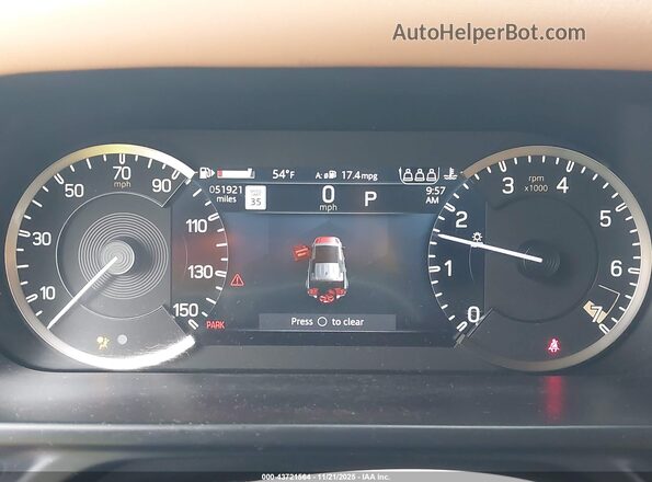SALEX7EU3P2193015 2023 LAND ROVER DEFENDER Черный Вид задних сидений
