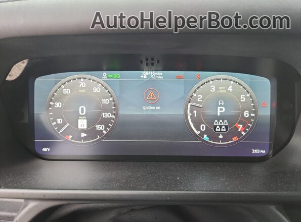 SALEXEEU7L2033816 2020 LAND ROVER DEFENDER Brown Widok zestawu wskaźników