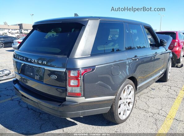 SALGS2EF0GA299018 2016 LAND ROVER RANGE ROVER Серый Задняя правая четверть