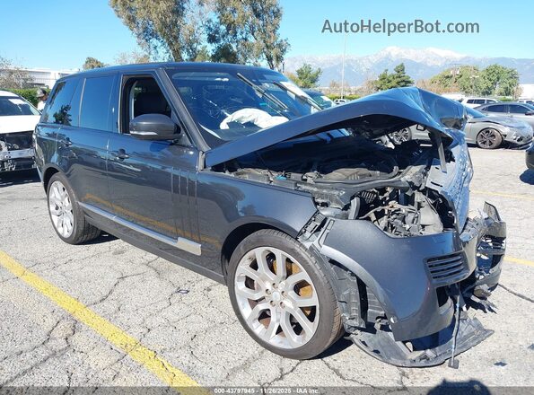 SALGS2EF0GA299018 2016 LAND ROVER RANGE ROVER Серый Передняя правая четверть
