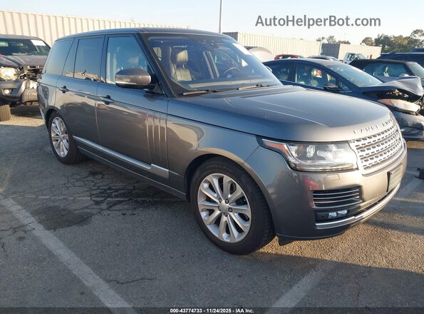 SALGS2FK3HA336494 2017 LAND ROVER RANGE ROVER Серый Передняя правая четверть