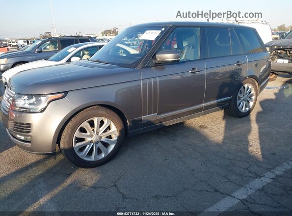 SALGS2FK3HA336494 2017 LAND ROVER RANGE ROVER Серый Передняя левая четверть
