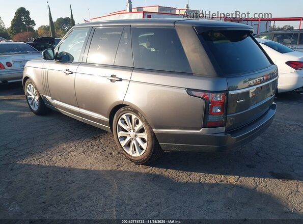 SALGS2FK3HA336494 2017 LAND ROVER RANGE ROVER Серый Задняя левая четверть