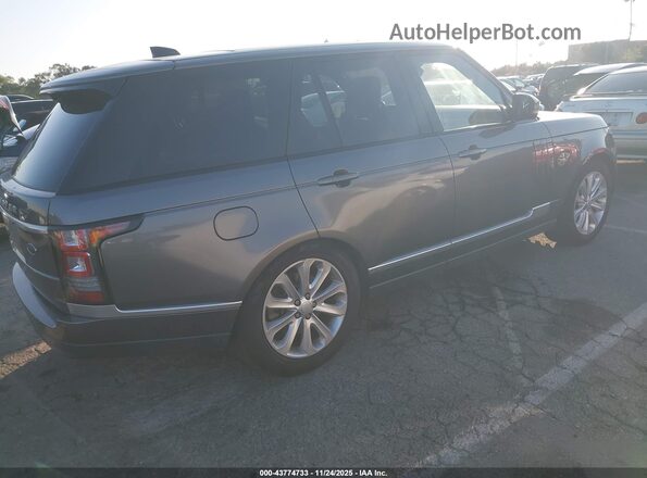 SALGS2FK3HA336494 2017 LAND ROVER RANGE ROVER Серый Задняя правая четверть
