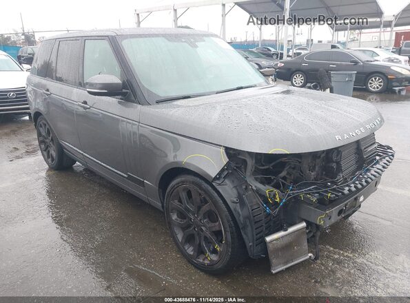 SALGS2FKXHA322009 2017 LAND ROVER RANGE ROVER Gray Delantero derecho