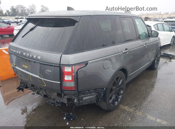 SALGS2FKXHA322009 2017 LAND ROVER RANGE ROVER Gray Trasero derecho