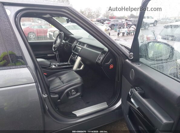SALGS2FKXHA322009 2017 LAND ROVER RANGE ROVER Gray Vista interior delantera
