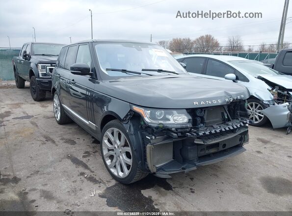 SALGS2FV3HA358103 2017 LAND ROVER RANGE ROVER Gray წინა მარჯვენა