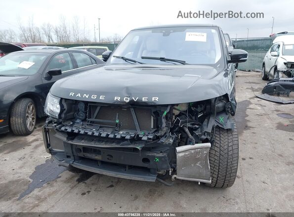 SALGS2FV3HA358103 2017 LAND ROVER RANGE ROVER Gray უკანა სალონის ხედი
