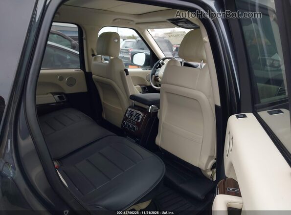 SALGS2FV3HA358103 2017 LAND ROVER RANGE ROVER Gray VIN კოდის სტიკერის ხედი