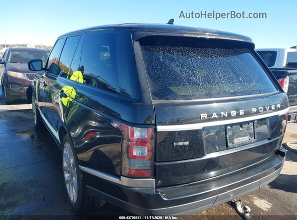 SALGS2PF1GA287733 2016 LAND ROVER RANGE ROVER Черный Задняя левая четверть