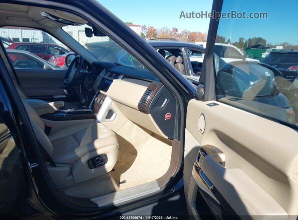 SALGS2PF1GA287733 2016 LAND ROVER RANGE ROVER Черный Вид салона спереди