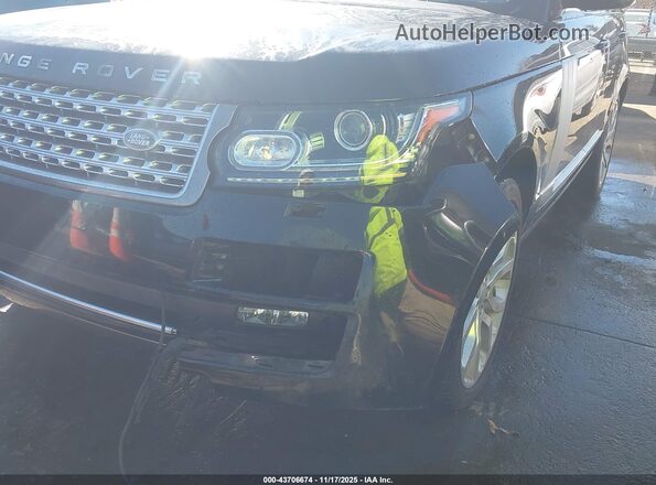 SALGS2PF1GA287733 2016 LAND ROVER RANGE ROVER Черный Вид спереди