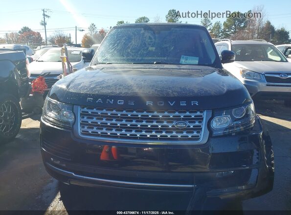 SALGS2PF1GA287733 2016 LAND ROVER RANGE ROVER Черный Вид щитка приборов