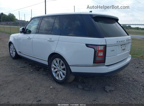 SALGS2PF9GA316413 2016 LAND ROVER RANGE ROVER White Tył lewy