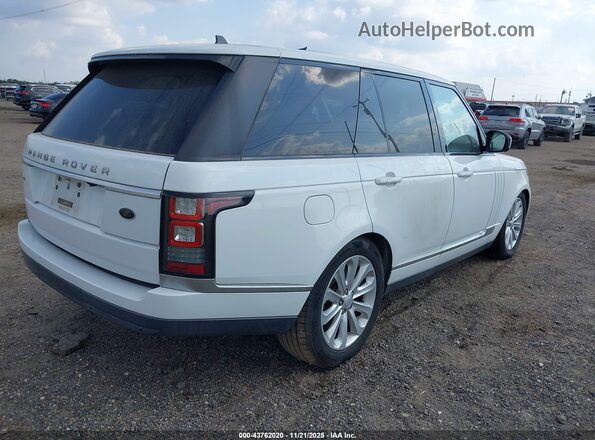 SALGS2PF9GA316413 2016 LAND ROVER RANGE ROVER White Tył prawy