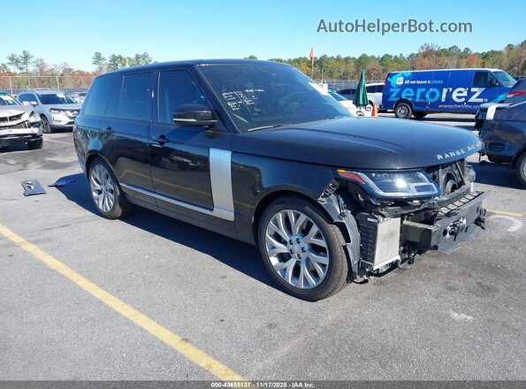 SALGS2RU2MA430535 2021 LAND ROVER RANGE ROVER Черный Передняя правая четверть