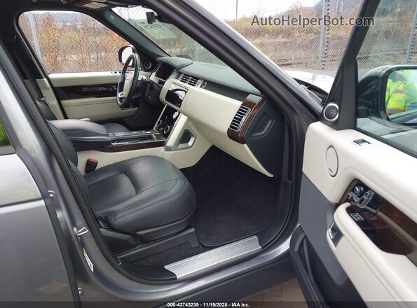 SALGS2RU3LA575193 2020 LAND ROVER RANGE ROVER Pewter Widok wnętrza z przodu