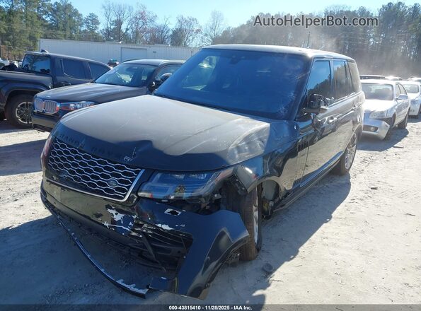 SALGS2RU5LA585286 2020 LAND ROVER RANGE ROVER Black Առջևի ձախ երեք քառորդ տեսարան
