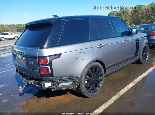 SALGS2RU8MA422228 2021 LAND ROVER RANGE ROVER Серый Задняя правая четверть