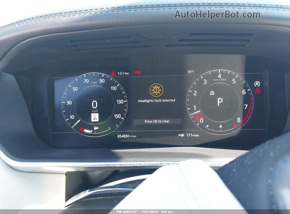 SALGS2RU8MA422228 2021 LAND ROVER RANGE ROVER Серый Вид задних сидений