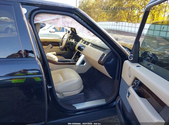 SALGS2RU8MA441703 2021 LAND ROVER RANGE ROVER Black წინა სალონის ხედი